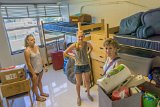 Moving Help  Moving into the dorm freshman year : 1st Day of School, 2015, Alison, Laura, NC State