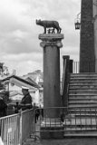 ILCE-6500-20190518-DSC05479  Bronze statue of Romulus and Remus : 2019, Capitoline Hill, Italy, Palazzo Senatorio, Rome