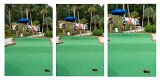 Rob Mini Golf Ace Triptych copy : 2023, Alison, Amy Siphers, Leslie Siphers, Mini Golf, People, Rob Decker, Sunset Beach, _highlights_, _print, beach