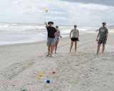 ILCE-7M4-20240913-DSC07413 : 2024, Amy Siphers, John Siphers, Leslie Siphers, People, Rob Decker, Sunset Beach, beach, bocce, sports