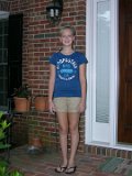 1st Day of 7th Grade  Alison on first day of the school year : 1st Day of School, 2009, Alison, school