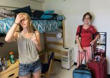 Move In Chaos  Moving into the dorm freshman year : Alison, NC State, Teresa