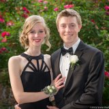 Alison & Brandon with Roses 4  Green Hope High Prom 2015 : Alison, Alison Prom 2015 Green Hope High School, Brandon