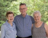 Ernie & Ann's 85th Birthday family get together : Ann, Ellen, Ernie