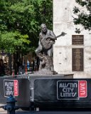 ILCE-7M4-20240405-DSC04546  Willie Nelson statue at Austin City Limits : 2024, Austin, Austin City Limits, Sirna Reunion Board, Texas, _highlights_, statue