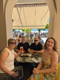 PXL 20250515 152609736 : 2025, Bellagio, Hal, Hotel Du Lac bar, Italy, Lake Como, Lois, People, Sirna Reunion Board, Steve, Teresa
