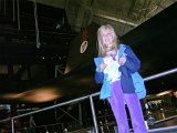 E8700-20041127-DSCN0723  Thanksgiving 2004 with Akers in DC Smithsonian Udvar-Hazy Alison with Flat Stanley : 2004, Alison, Flat Stanley, Smithsonian, Thanksgiving, Udvar-Hazy