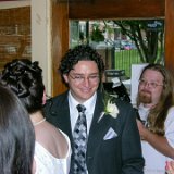 E8700-20050618-DSCN1510  Daniel & Leigh Owens wedding reception at Gillies in Blacksburg VA : Daniel Owens, People, Sirna, family, wedding