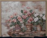 Geranium Still Life  Painting for sale by Lee Raynolds