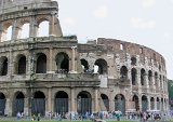 Colosseum Exterior  Exterior shot of the Colosseum in Ancient Rome, Italy : 2004, Colosseum, Italy, Rome