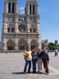 Notre-Dame : 2006, France, Hal, Lois, Notre Dame Cathedral, Paris, Paris First, Steve, Teresa, _highlights_, _year_, church