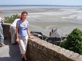 View from Mont-St-Michel : 2006, France, Mont Saint Michelle, Teresa, _highlights_, _year_