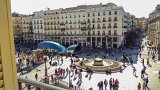 Madrid - Puerta del Sol  Pictures of Puerta del Sol from rooms in Hotel Europa See Steve shoot Lois shoot Steve... : 2015, Madrid, Puerta del Sol, Spain, Steve