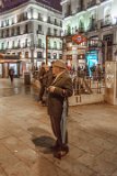 Madrid - Puerta del Sol  Old man at Puerta del Sol : 2015, Madrid, Puerta del Sol, Spain