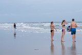 Skim Boarding 01  2015 Topsail Beach with the Bowens : 2015, Alison, Audrey Bowen, Bowen, Brandon, Topsail, Vacation, Zack Houser, beach
