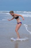 Skim Boarding 18  2015 Topsail Beach with the Bowens : 2015, Alison, Bowen, Topsail, Vacation, beach