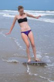 Skim Boarding 20  2015 Topsail Beach with the Bowens : 2015, Alison, Bowen, Topsail, Vacation, beach