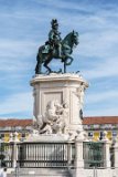 ILCE-6500-20181013-DSC03672 : 2018, Baixa, Commerce Square (Praça do Comércio), Joseph I (José I) statue, Lisbon, Portugal, _highlights_, _year_, statue