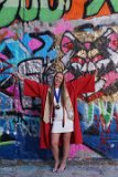Lainey at Free Expression Tunnel entrance : 2018, Graduation Pictures, Lainey Indermaur, NC State, NCSU