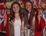 Lizzy & Lainey in Free Expression Tunnel : 2018, Graduation Pictures, Lainey Indermaur, Lizzie Weaver, NC State, NCSU