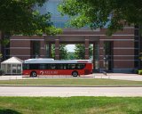 Bus on The Oval : 2018, Graduation Pictures, NC State, NCSU