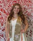 Lizzy with Jose Parla mural in Hunt Library : 2018, Graduation Pictures, Lizzie Weaver, NC State, NCSU