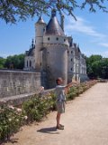 Steve working on his free throws : 2006, Amboise, Chenonceau, France, _year_