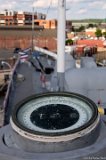 Compass on Deck  Compass on deck of DD-933 Barry : DC Trip 2014, DD-933, Naval Yard, destroyer, ship
