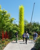 ILCE-6500-20180514-DSC02162  Chihuly Gardens And Glass Citron Icicle Tower : 2018, Chihuly Gardens And Glass, Seattle, Settle Center