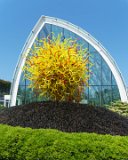 ILCE-6500-20180514-DSC02172  Chihuly Gardens And Glass The Sun in front of The Glasshouse : 2018, Chihuly Gardens And Glass, Seattle, Settle Center