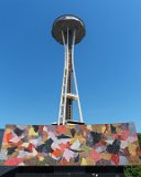 ILCE-6500-20180514-DSC02188 : 2018, Mural Ampitheater, Seattle, Settle Center, Space Needle