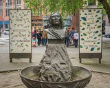 ILCE-6500-20180515-DSC02283  Chief Seattle Fountain "Chief Seattle Now The Streets Are Your Home" "Far away Brothers And Sisters We Still Remember Your" : 2018, Pioneer Square, Seattle