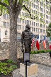 James Bowie sculpture : 2024, San Antonio, Texas, The Alamo, sculpture