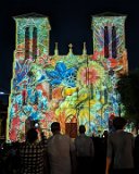 PXL 20240403 022106495  Light show at San Fernando Cathedral in San Antonio TX : 2024, San Antonio, San Fernando Cathedral, Texas, churches