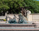 ILCE-7M4-20240404-DSC04463  University of Texas : 2024, Austin, Texas, buildings & architecture, fountain