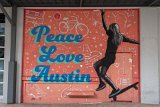 Peace Love Austin mural : 2024, Austin, Texas