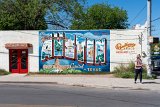 Greetings From Austin mural  Roadhouse Relics  1720 S 1st St : 2024, Austin, Texas