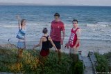 Kids on the Beach 5  2015 Topsail Beach with the Bowens : 2015, Alison, Audrey Bowen, Bowen, Brandon, Cole Bowen, Topsail, Vacation, beach
