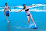 Skim Boarding 10  2015 Topsail Beach with the Bowens : 2015, Alison, Bowen, Brandon, Topsail, Vacation, beach