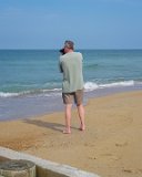 Steve Taking a Shot  Beach photos : 2016, Kill Devil Hills, Steve