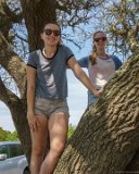 In the Trees 1  Jockey's Ridge State Park : 2016, Alison, Jockey's Ridge State Park, Kill Devil Hills