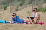 Cloudy Beach Day 2 : 2016, Alison, Kill Devil Hills, Meghan, beach