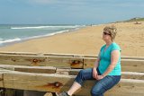Lois Pondering the Ocean : 2016, Kill Devil Hills, Lois, beach