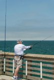 Fisher at End of Pier 2  Jeanettes Pier, Nags Head, NC : 2016, Jennette's Pier, Kill Devil Hills