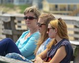 Girls on Pier 3  Jeanettes Pier, Nags Head, NC : 2016, Alison, Jennette's Pier, Kill Devil Hills, Lois, Meghan